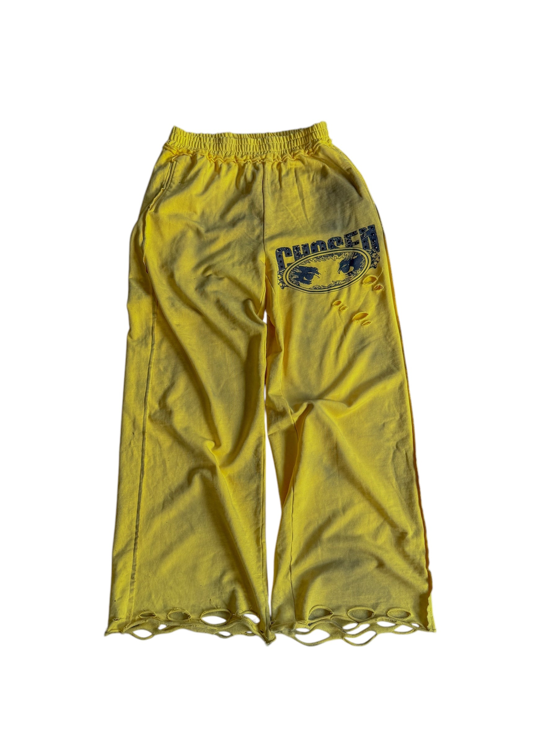 Yellow Heel Drag Sweatpants