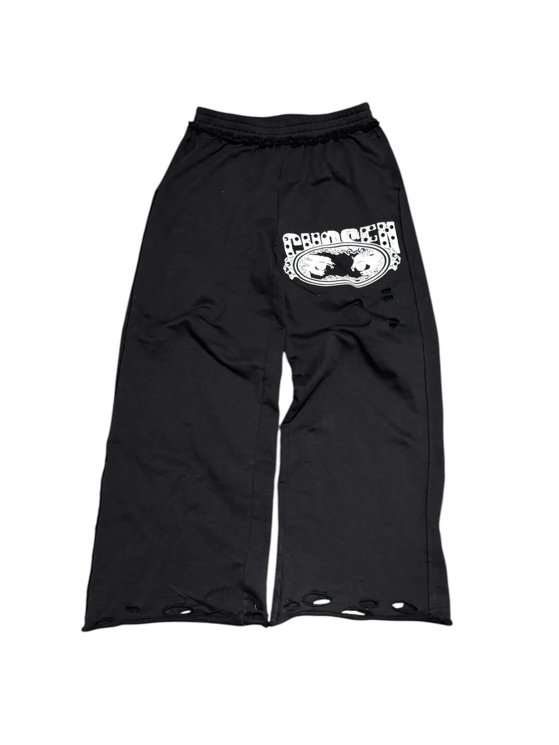 Black Heel Drag Sweats